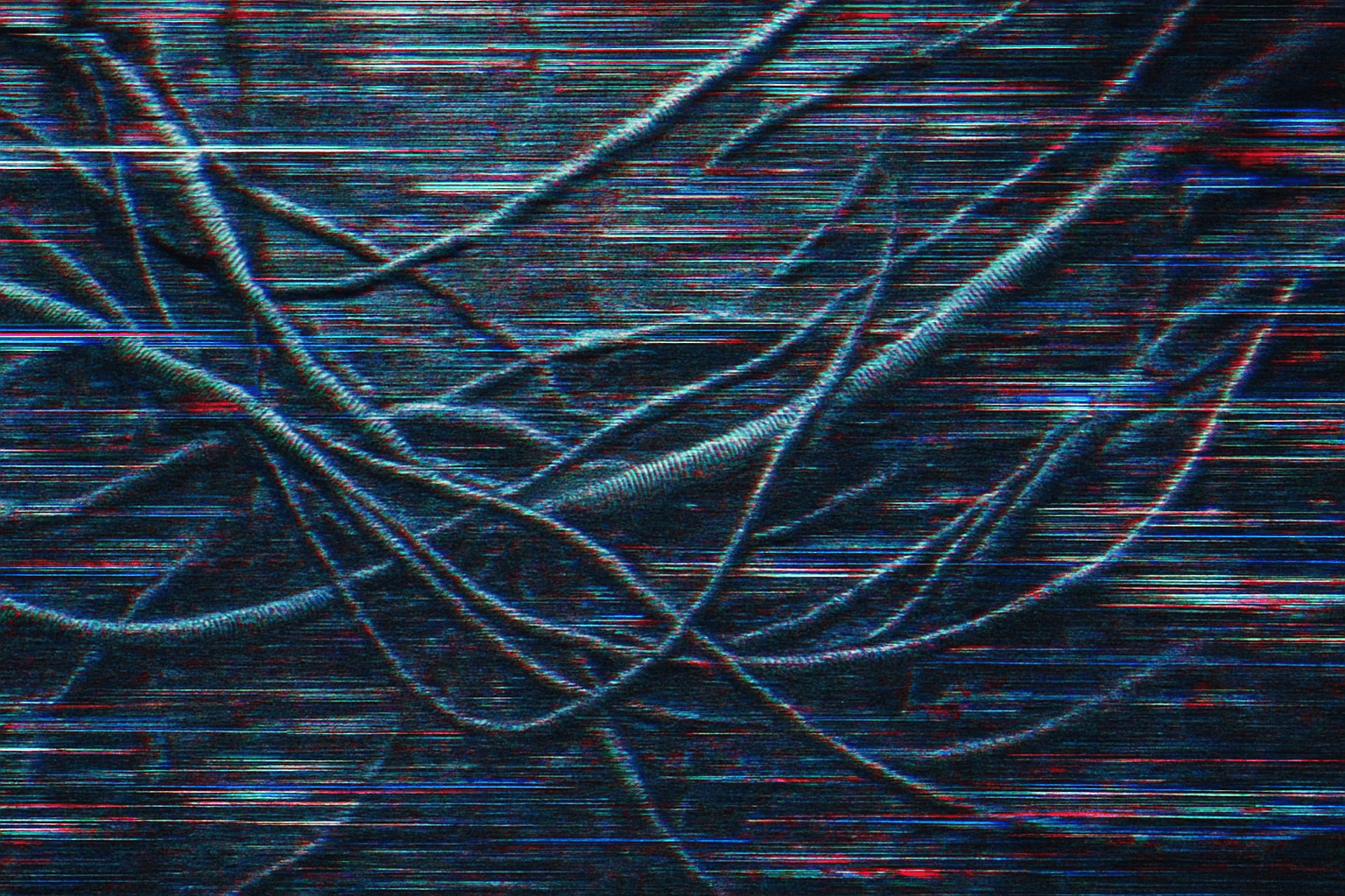 Glitched cable image